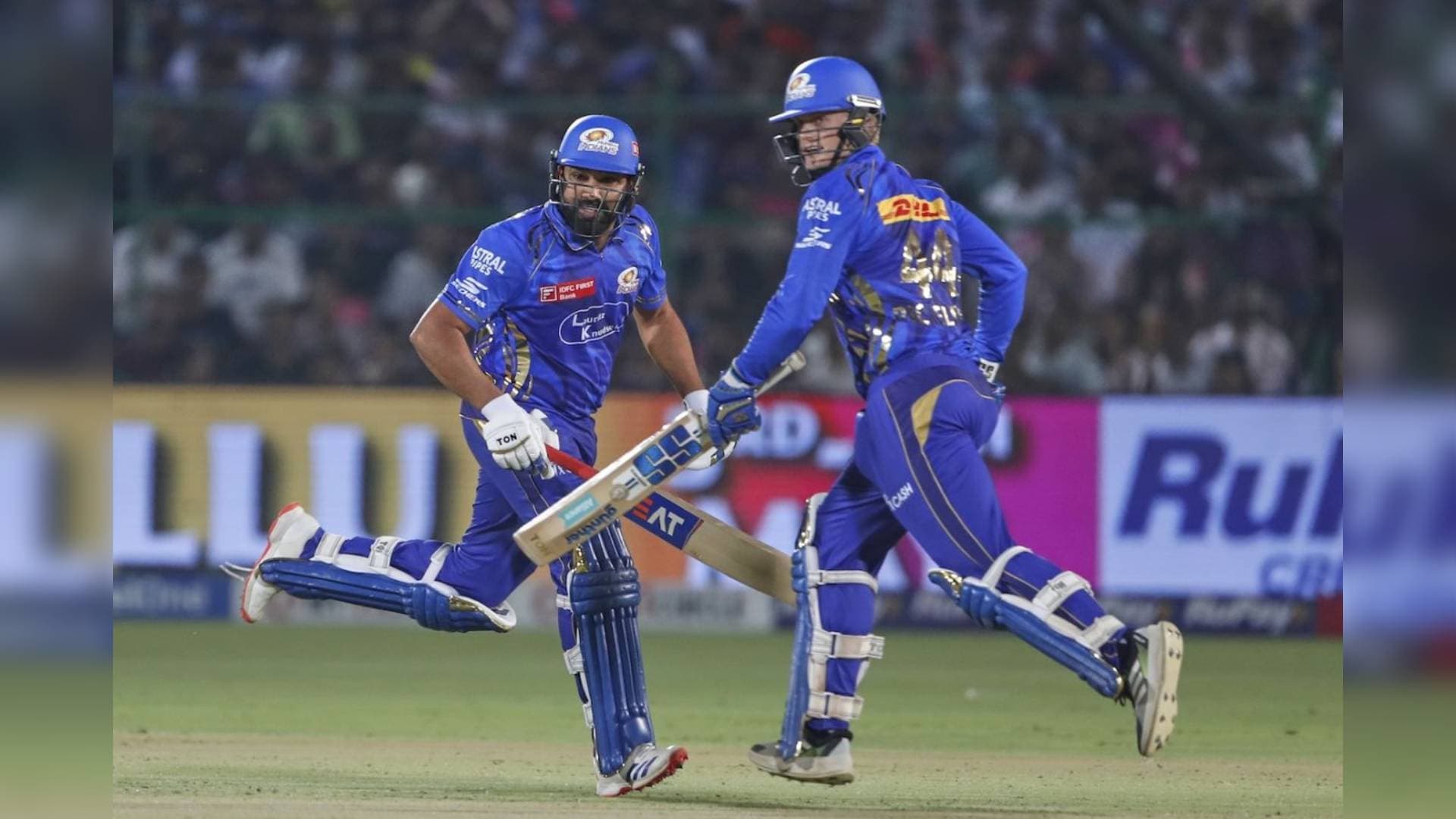 IPL 2025: Rickleton, Rohit Fifties, Suryakumar And Hardik Cameos Power MI To 217/2