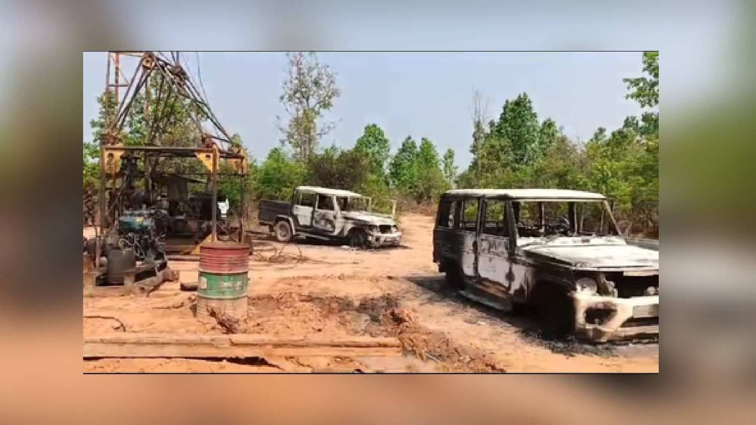 Maoists Attack Mining Survey Site In Jharkhand's Latehar, Torch Eight Vehicles And Machines
