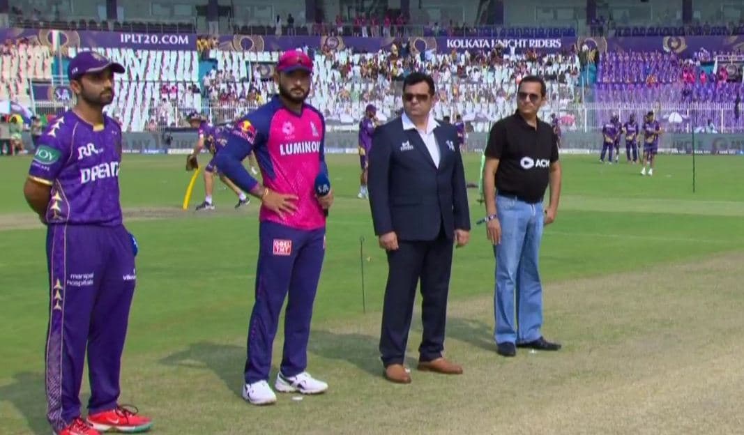 IPL 2025: Kolkata Knight Riders win toss, opt to bat against Rajasthan Royals