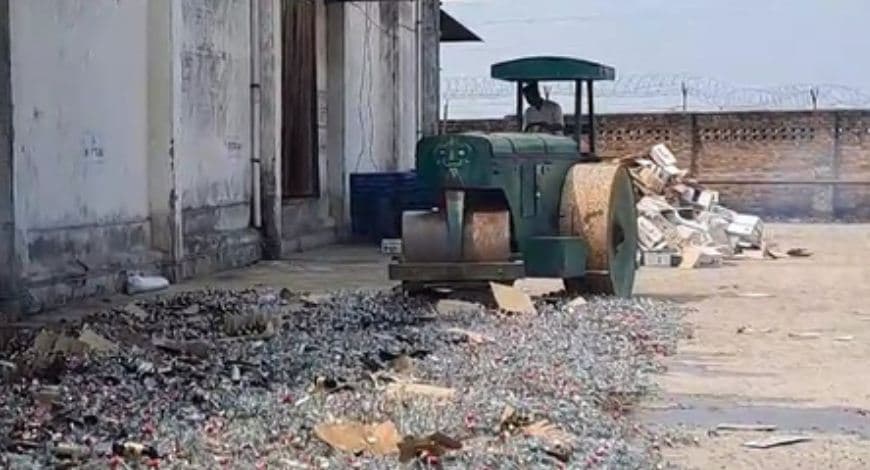 Gujarat: Liquor Valued At Rs 52.46 Lakh Destroyed In Jamnagar