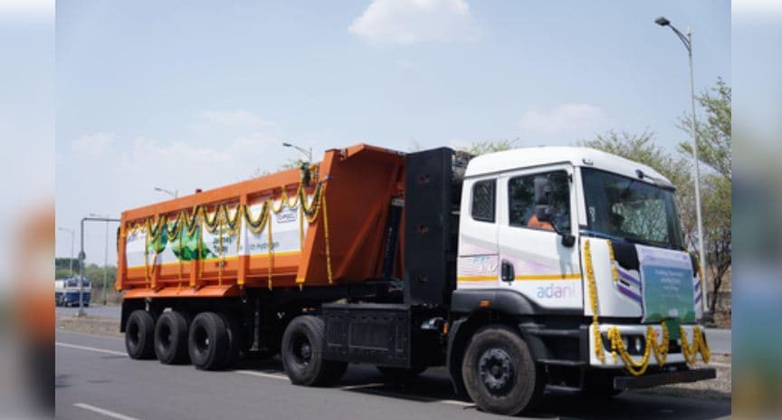 Adani Group Deploys India’s 1st Hydrogen-Powered Truck For Mining Logistics
