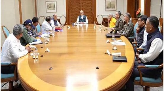 PM Modi Holds Meeting With Rajnath Singh, Jaishankar, NSA, CDS, Service Chiefs