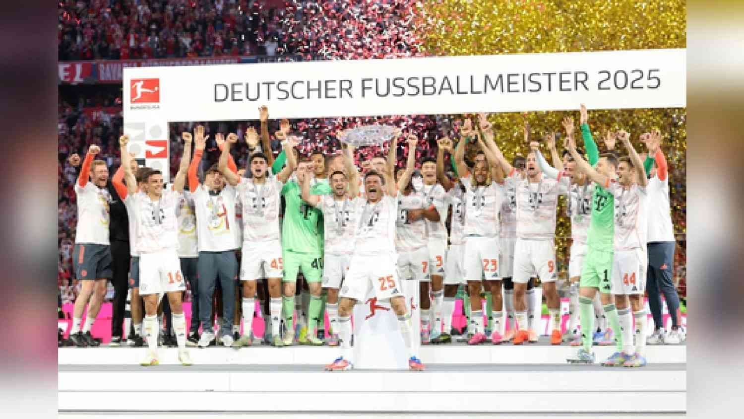 Bayern Crowned Title With 2-0 Win On Muller's Farewell Night
