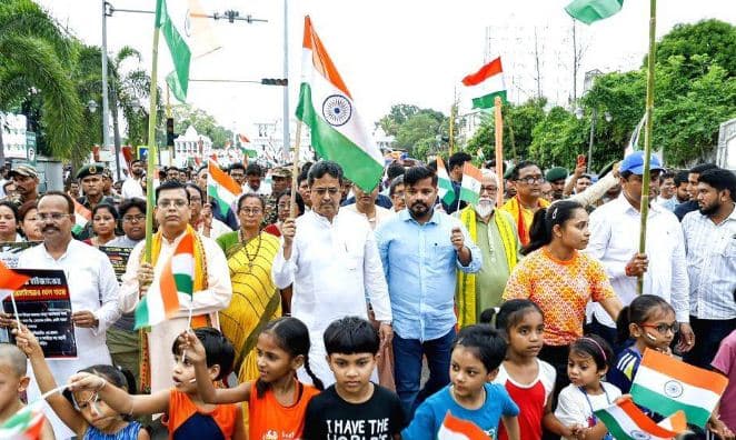 BJP Holds 'Tiranga Yatra' In Tripura, Mizoram To Honour Armed Forces