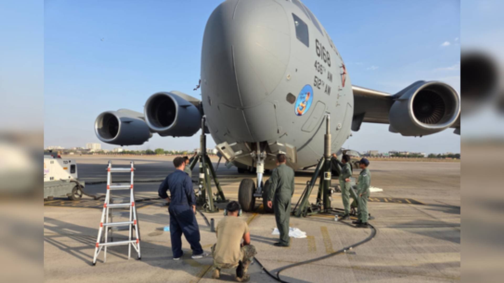 Rajasthan: IAF Helps Repair C-17 Globemaster Stuck In Jaipur