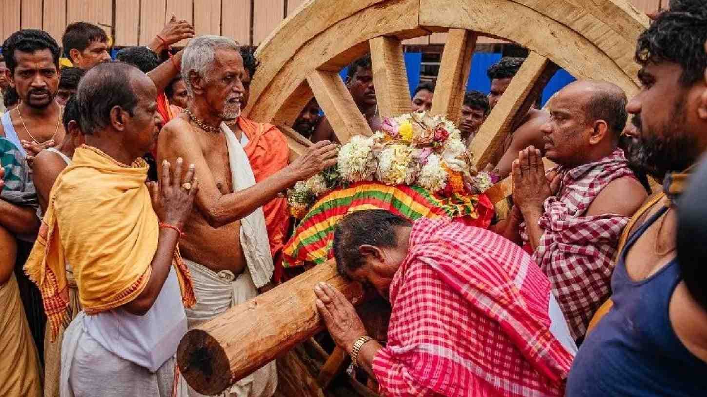Puri Gears Up For Rath Yatra: Chaka-Akha Dera Niti Conducted