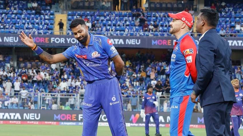 IPL 2025: With Skipper Axar Out Sick, DC Elect To Bowl First Against MI At Wankhede