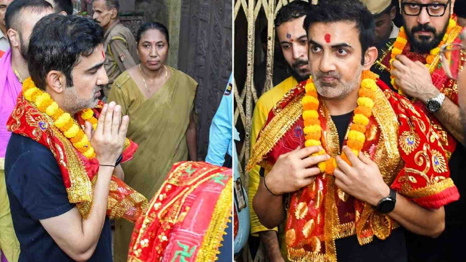 Gautam Gambhir Offers Prayers At Maa Kamakhya Temple In Guwahati Ahead Of England Test Series