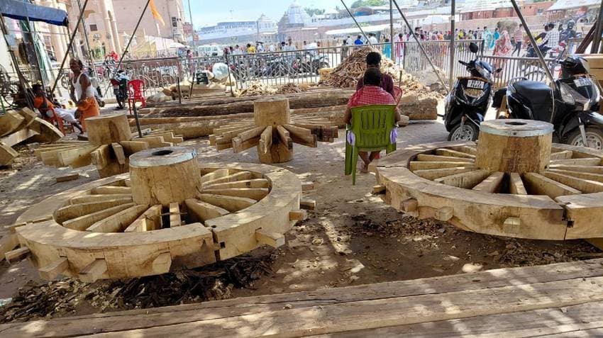 Rath Yatra 2025: Chariot Construction in Full Swing As Puri Gears Up For Grand Festival