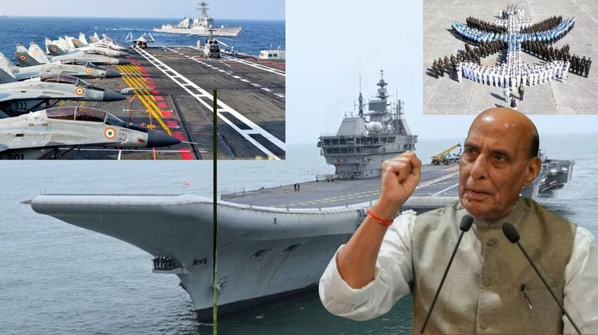 If Navy Had Acted In Operation Sindoor, Pakistan Could Have Split Into Four Parts: Rajnath Singh Aboard INS Vikrant