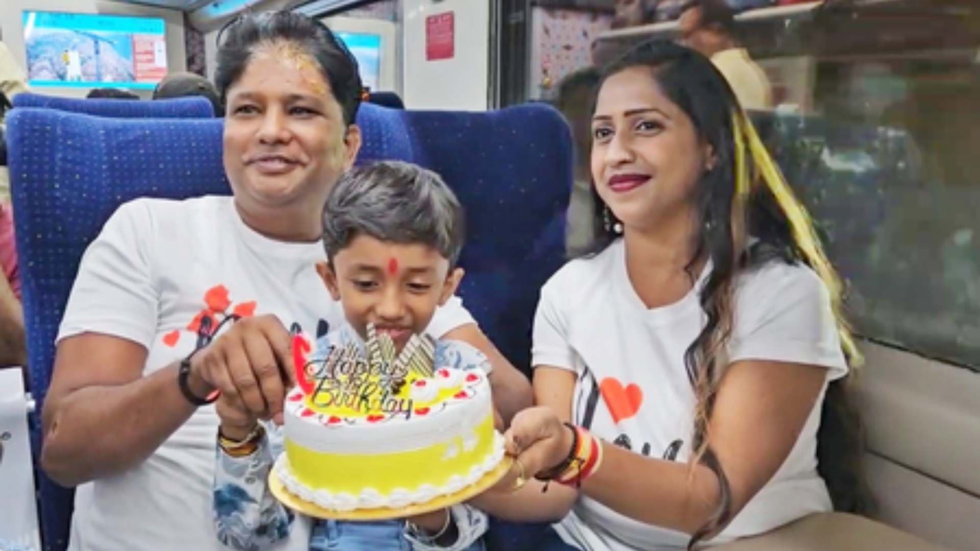 Family From Varanasi Celebrates Son’s Birthday On J&K's Chenab Railway Bridge; Thanks PM Modi