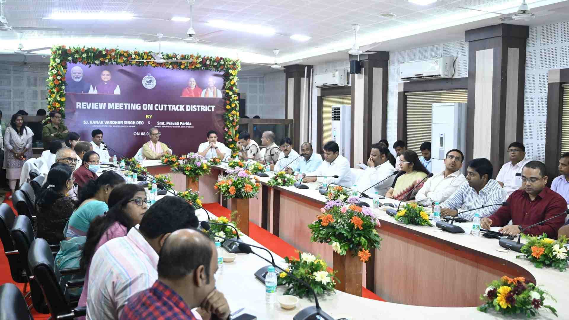 Odisha Deputy CM Reviews Cuttack’s Development Projects