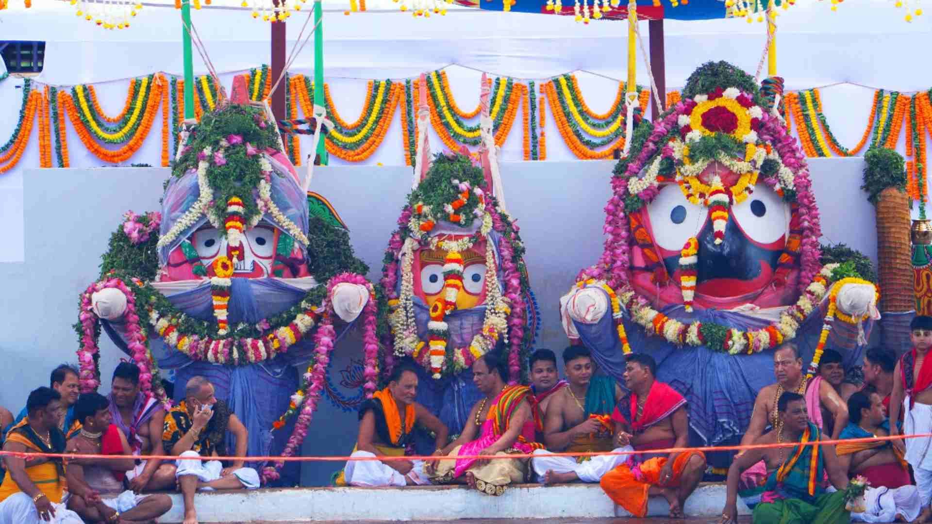 Lakhs Of Devotees Throng Lord Jagannath Temple In Puri To Witness 'Snana Yatra'