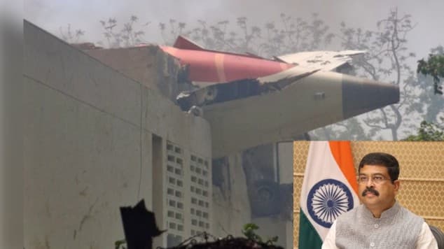 Union Minister Dharmendra Pradhan Expresses Distress Over Air India Plane Crash