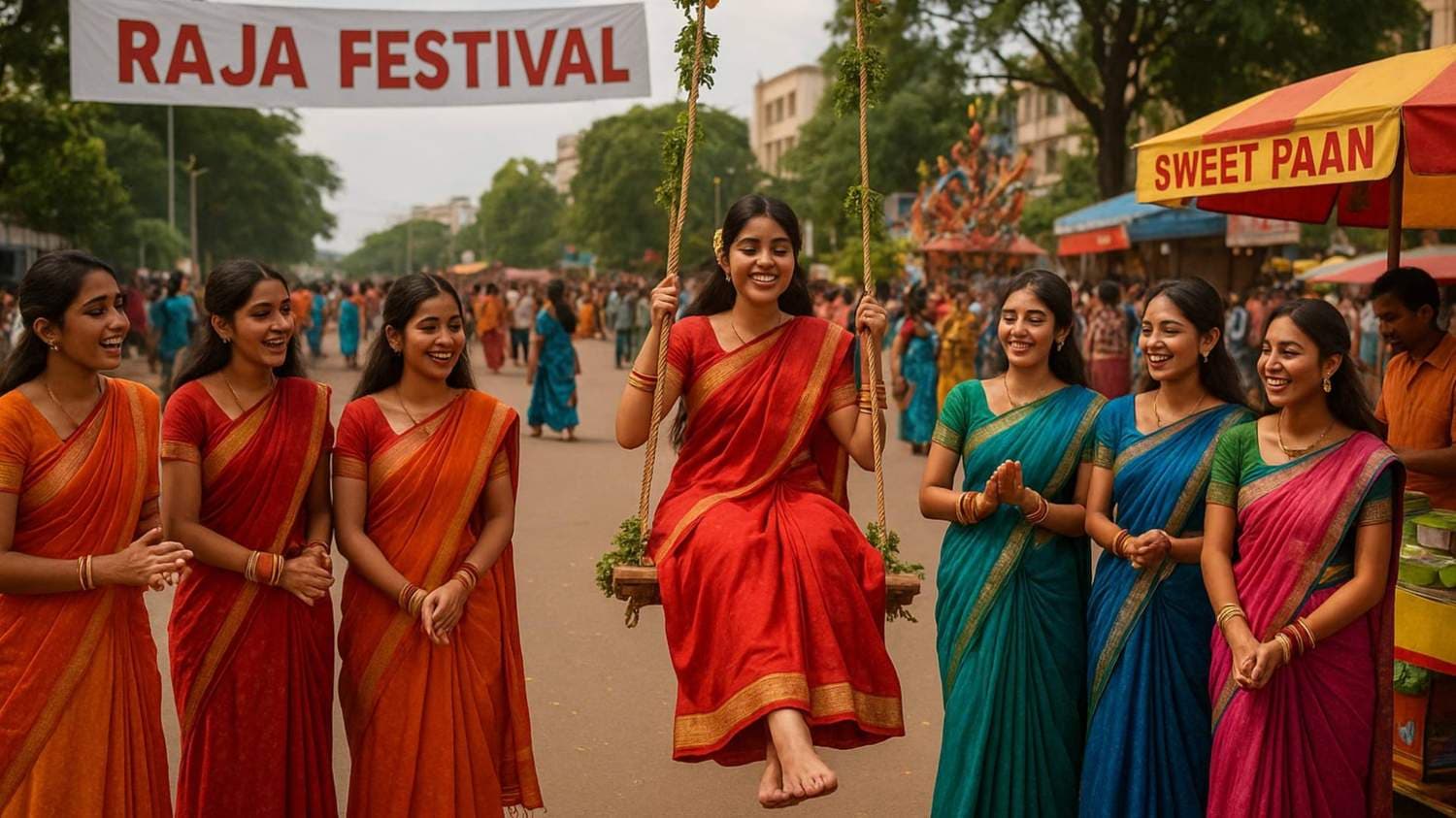 Swinging Into Joy: Odisha Welcomes The Raja Festival With Tradition And Celebration
