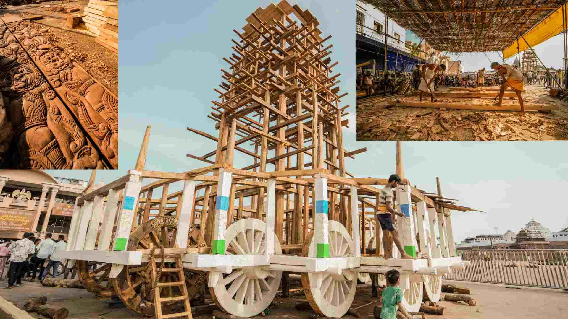 Puri Rath Yatra: Chariot Construction In Full Swing