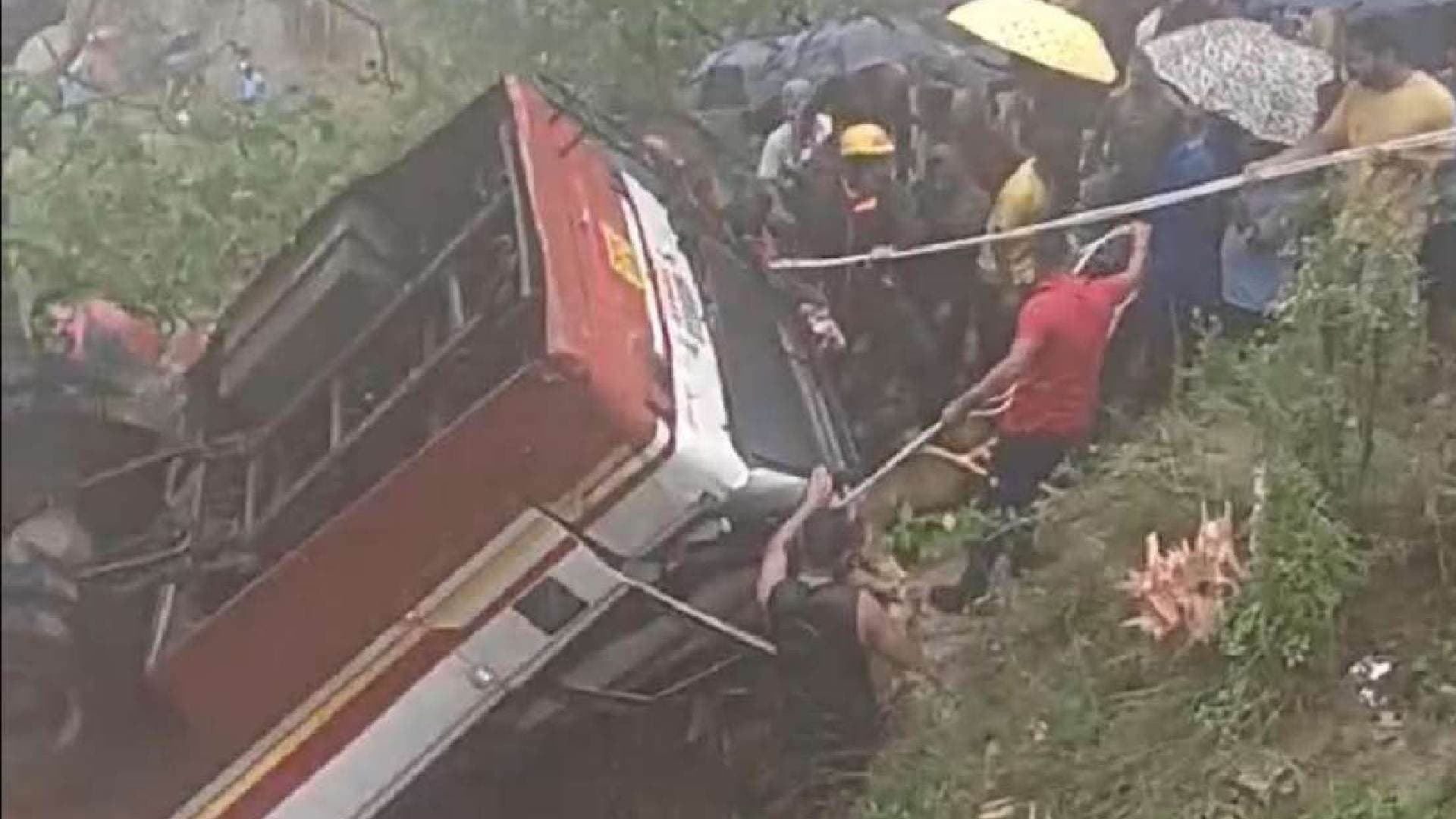 Bus Plunges Into Deep Gorge In Himachal's Mandi, One Dead
