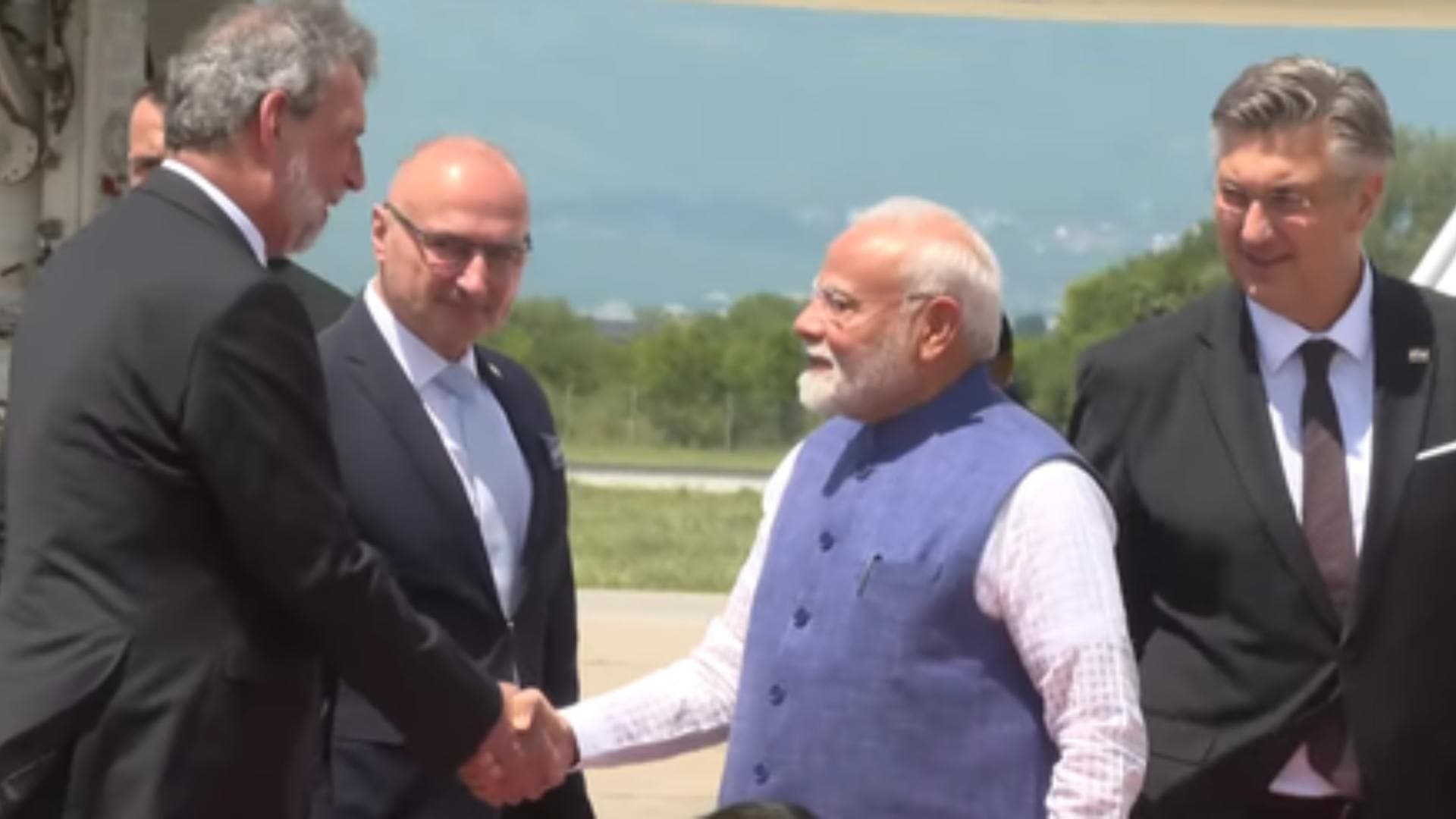 PM Modi Arrives In Zagreb On First-Ever Visit By Indian Prime Minister To Croatia