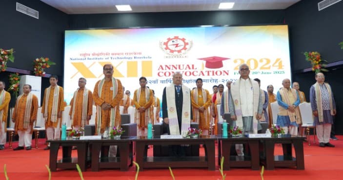 NIT Rourkela Celebrates 22nd Convocation, Confers Degrees On 2,065 Graduates