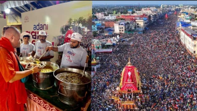 After Maha Kumbh, Adani Group Offers Seva At Puri Rath Yatra