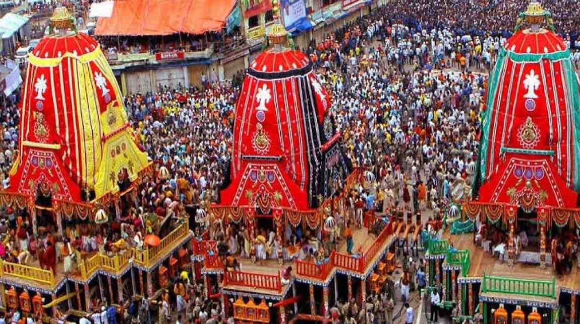 Lakhs Gather In Puri As Lord Jagannath’s Chariot All Set To Roll Through Grand Road