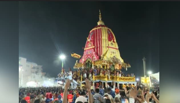 Puri Rath Yatra: Lord Jagannath’s Nandighosa Chariot Begins Its Divine Journey