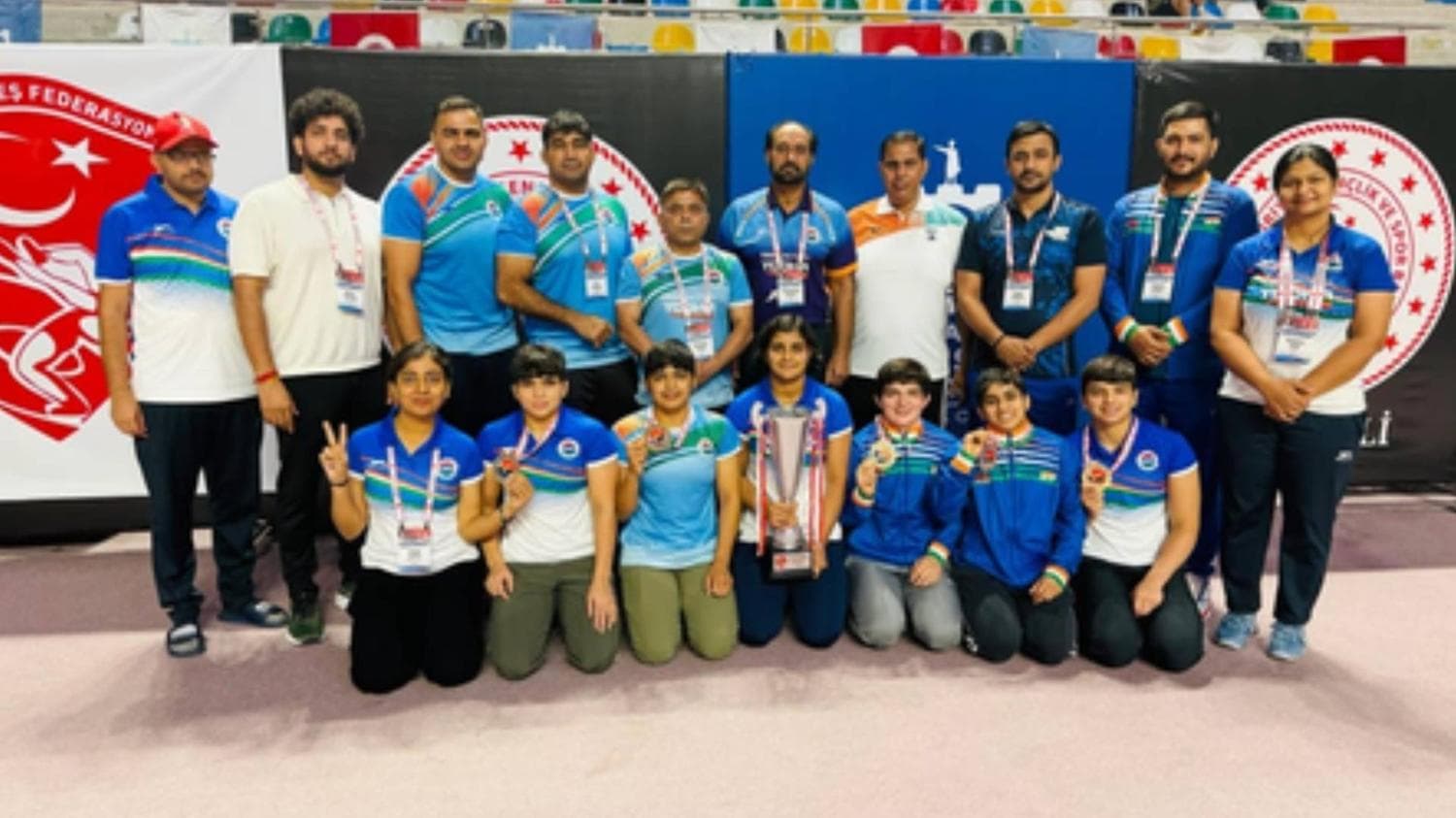 Indian Women Wrestlers Shine At Yasar Dogu International Tournament In Turkey