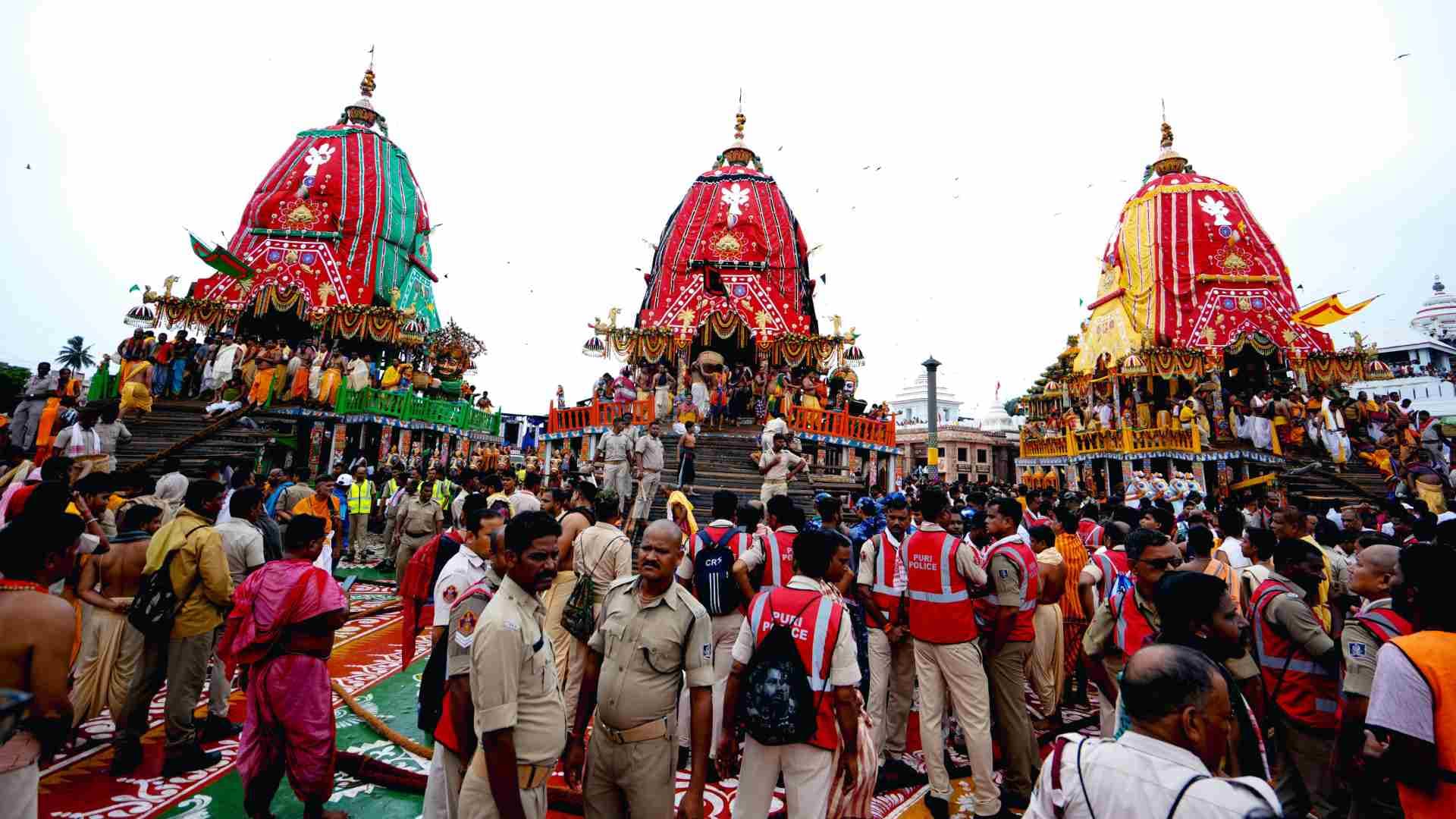 Puri: Lord Balabhadra's Taladhwaja Reaches Gundicha Temple as Rath Yatra Resumes Smoothly