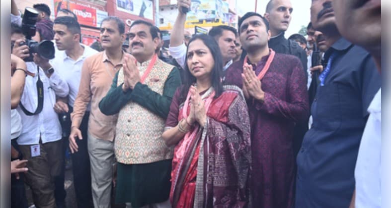 Gautam Adani, Family Attend Jagannath Rath Yatra In Puri