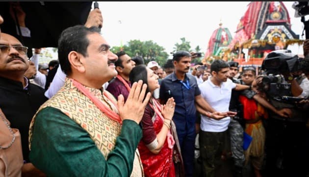 Gautam Adani Feels ‘Blessed’ To Witness Divine Puri Rath Yatra