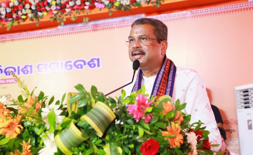 Union Minister Dharmendra Pradhan Lays Foundation Stone For 16 Projects Worth Rs 22 Crore In Bargarh