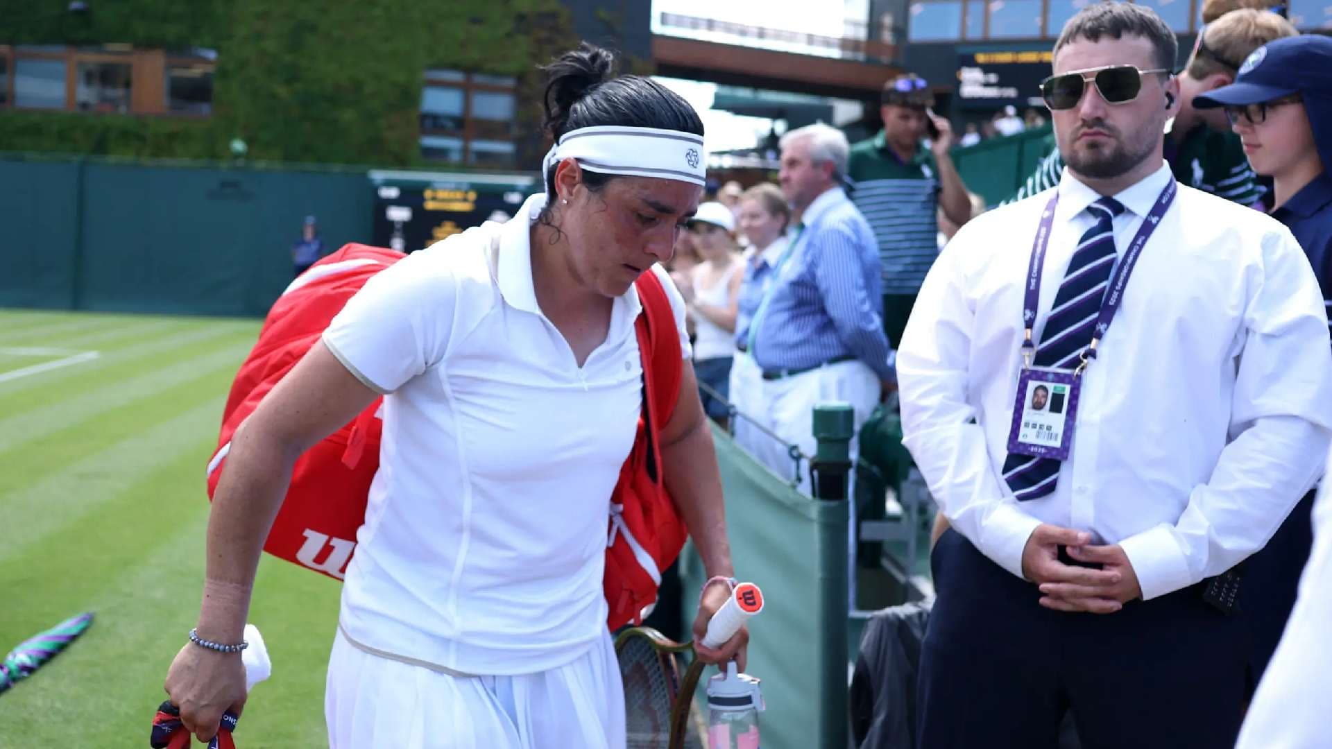 Wimbledon: Ons Jabeur Retires In First Round Amid Scorching Heat