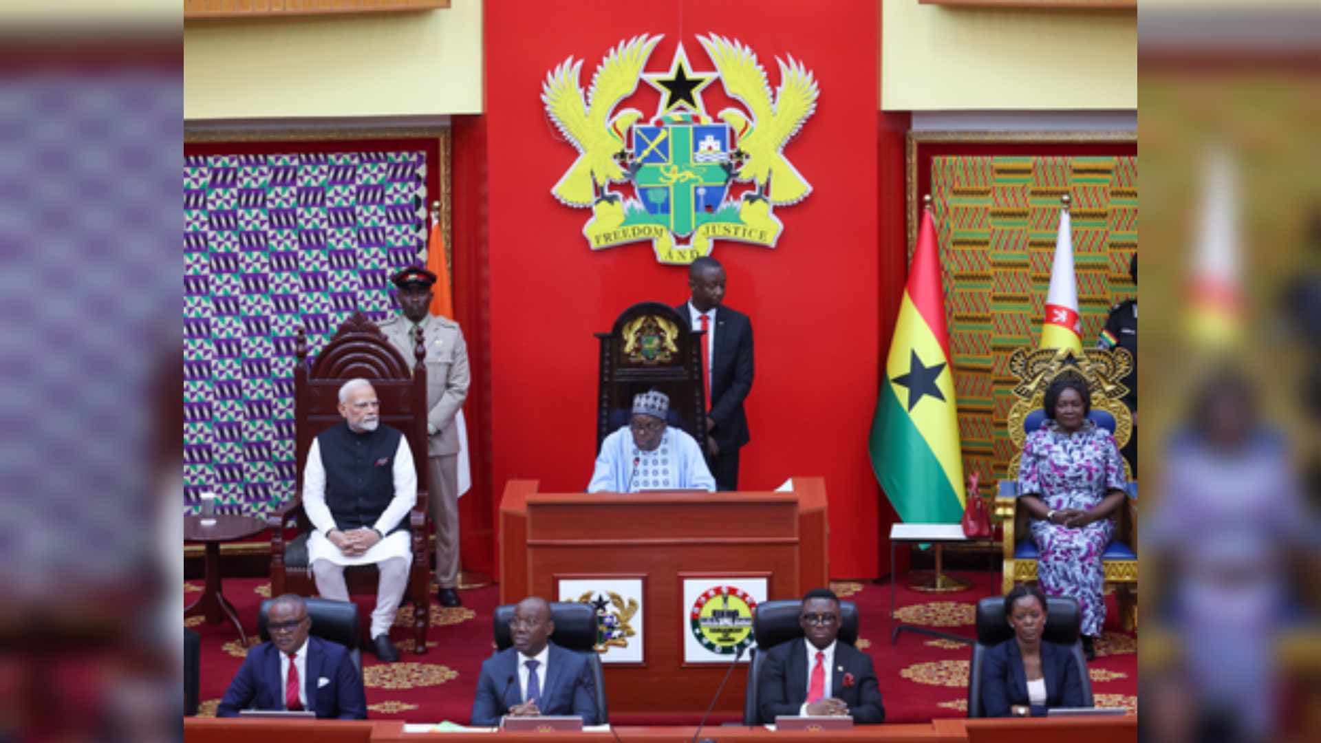 Strong India Will Contribute To More Stable, Prosperous World: PM Modi In Historic Address At Ghana Parliament