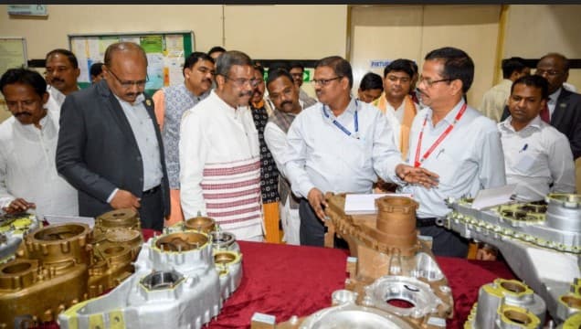 Union Minister Dharmendra Pradhan Urges HAL Koraput To Empower Education, MSMEs And Tribes