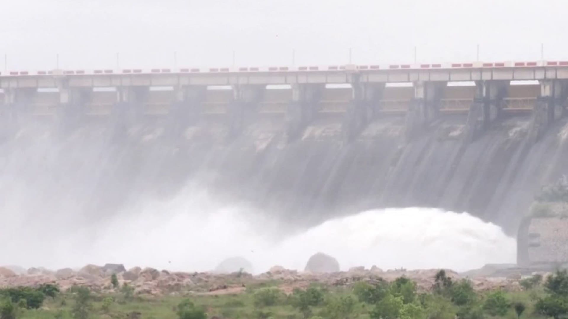 20 Gates Opened at Hirakud Dam as Inflows Surge