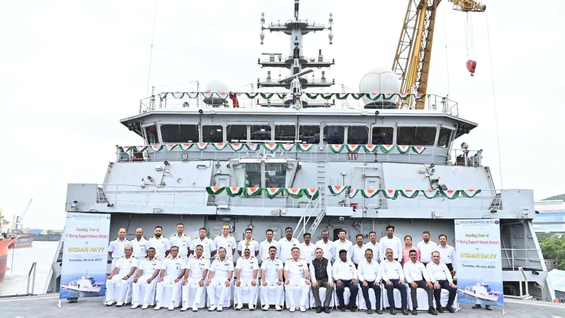 Nistar: India’s First Indigenous Diving Support Vessel Delivered, Boosting Aatmanirbharta In Defence