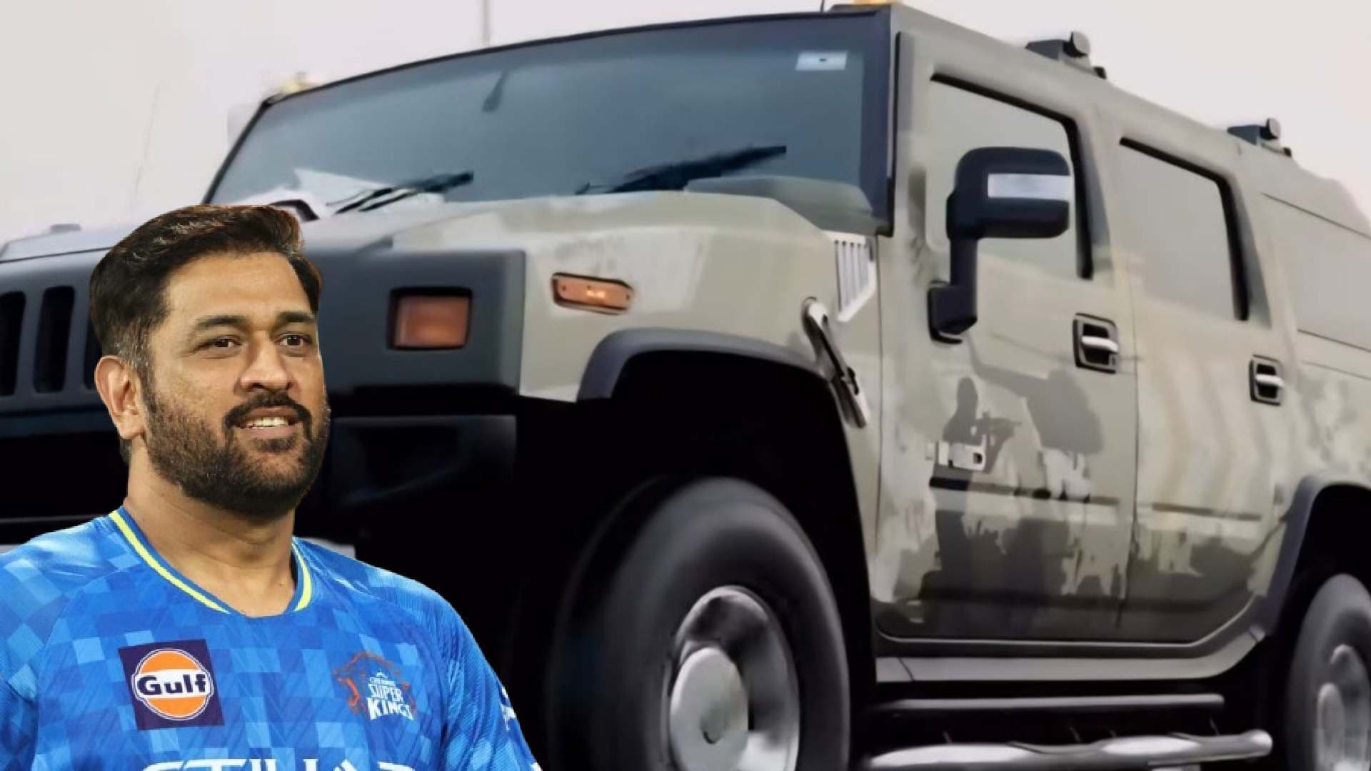 Dhoni’s Favourite Hummer Gets Military Makeover, Goes Viral On Social Media
