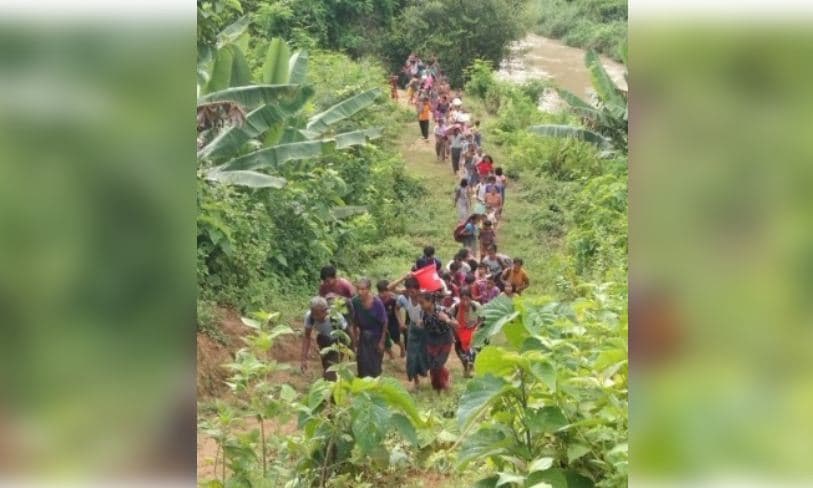 Myanmar Refugees, Who Took Shelter In Mizoram, Now Returning Homes