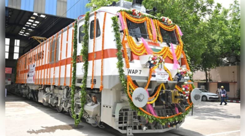 Banaras Rail Engine Factory Rolls Out Its 2500th Electric Locomotive