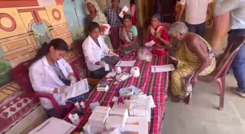 Odisha: Mega Health Camp Held In Kotia’s Border Village