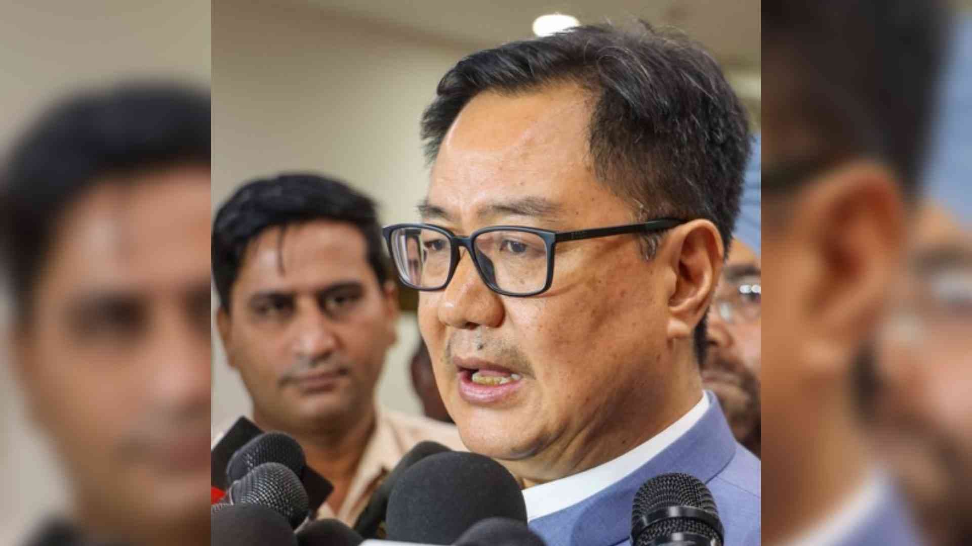 Union Minister Kiren Rijiju To Chair All-Party Meeting Today Ahead Of Monsoon Session