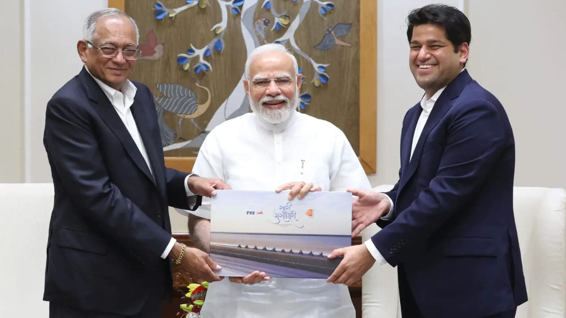 PM Modi Applauds TVS Motor Company For Chronicling The Beauty Of Kutch