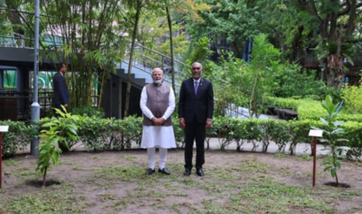 PM Modi Continues To Expand 'Ek Ped Maa Ke Naam' Initiative Globally With Tree Plantation In Maldives
