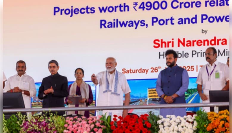 Massive Infra Boost For Southern Tamil Nadu As PM Modi Launches Rs 4,900 Cr Projects In Tuticorin