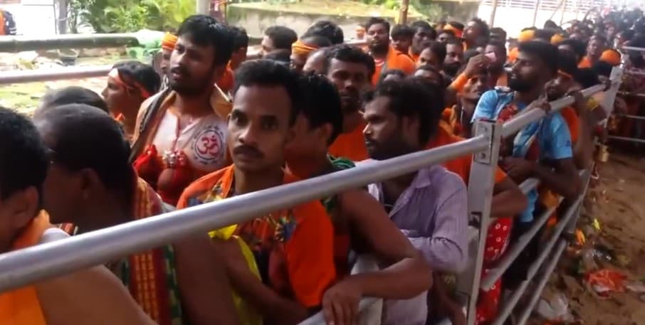 Bhubaneswar: Devotees Swarm Lingaraj Temple on 3rd Sawan Somwar