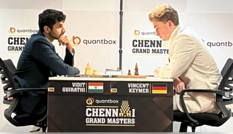 Chennai Grand Masters 2025: Vincent Keymer Held To Second Successive Draw By Vidit; Retains Lead Past Midway Point