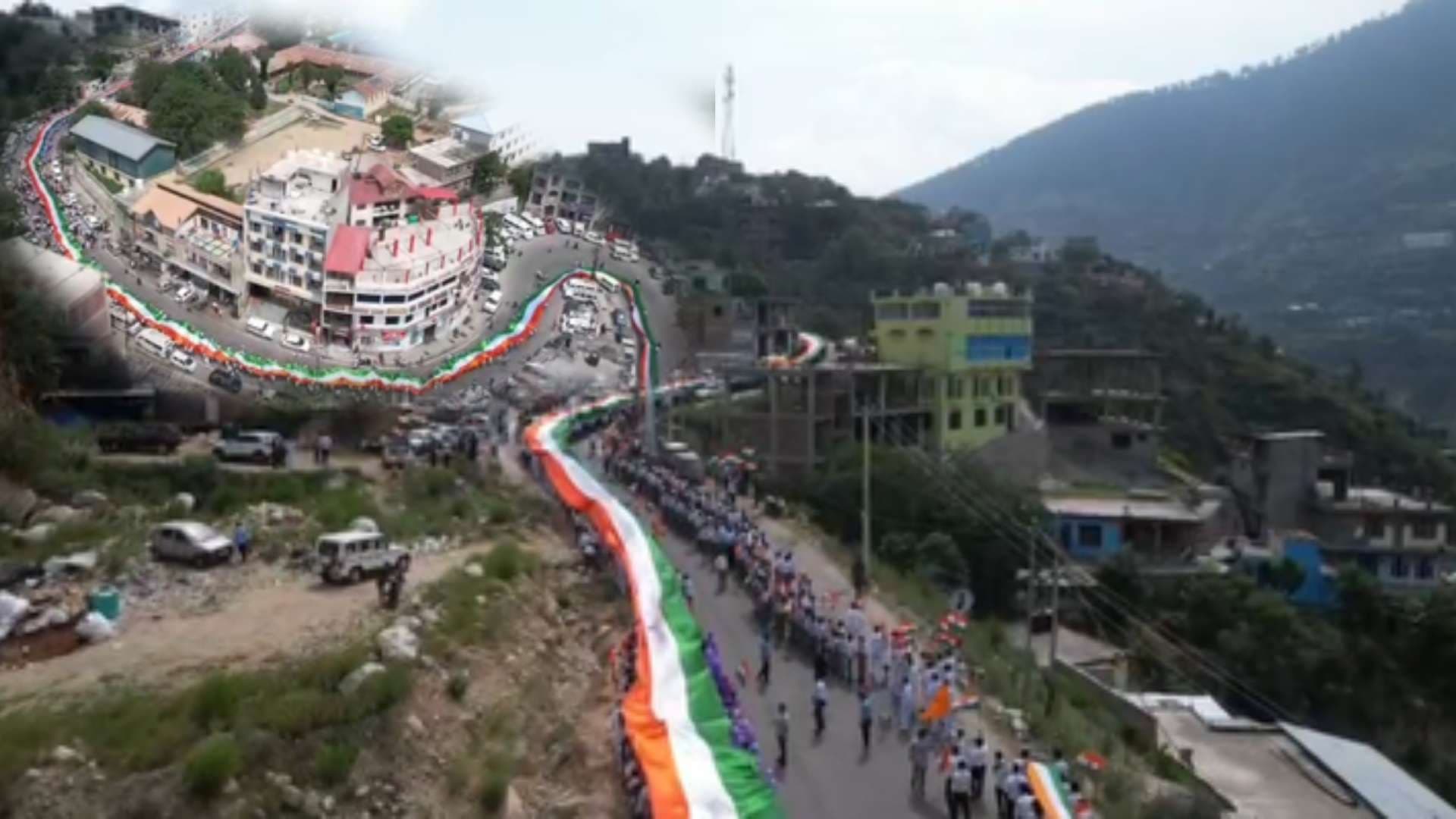 Historic 1508-Metre Long Tricolour At Mega Tiranga Rally In J&K's Doda