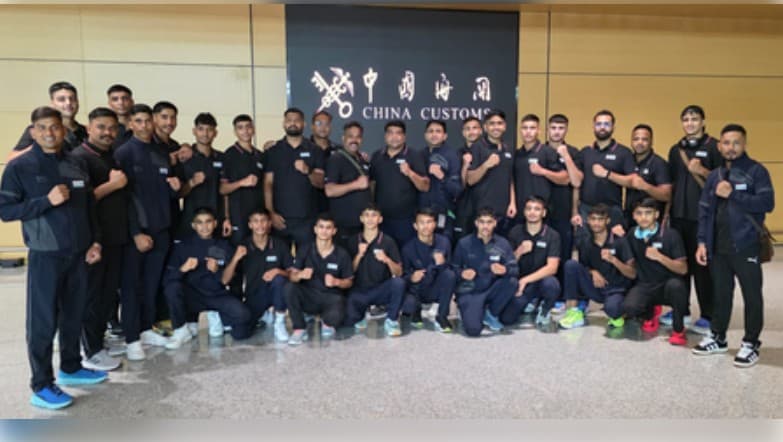 Indian Boxers Arrive In China For International Youth Boxing Gala