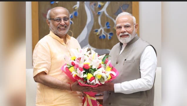 'Long Years Of Public Service, Experience Will Enrich Our Nation': PM Modi Meets NDA’s Vice Presidential Nominee