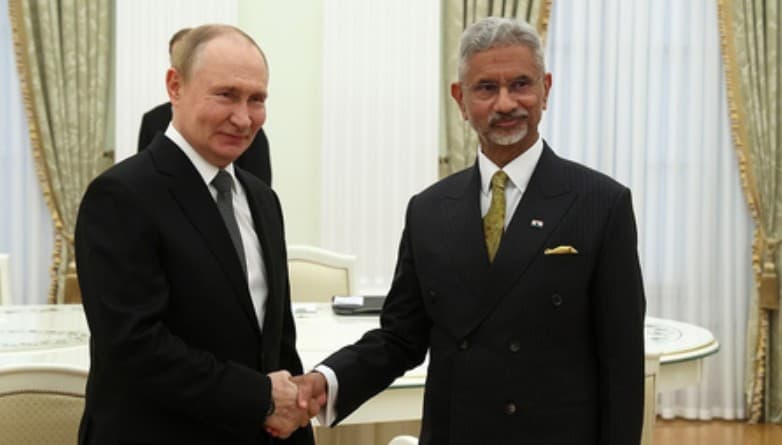 EAM Jaishankar Calls On Russian President Vladimir Putin In Moscow